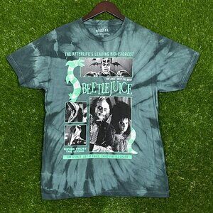 Beetlejuice Movie Graphic Tie-dye T-shirts size Small